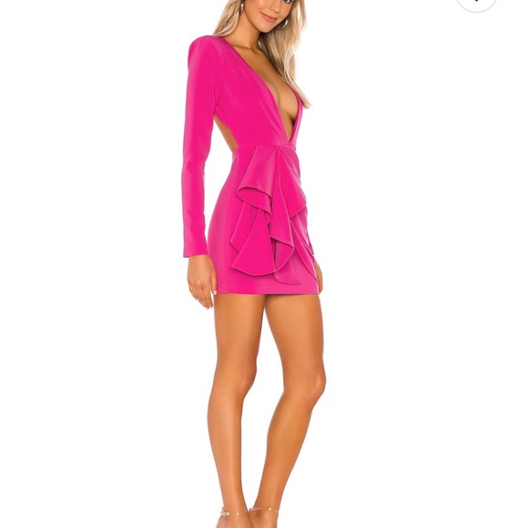 Revolve x Fena Mini Dress in Fuchsia - XS - Picture 3 of 4